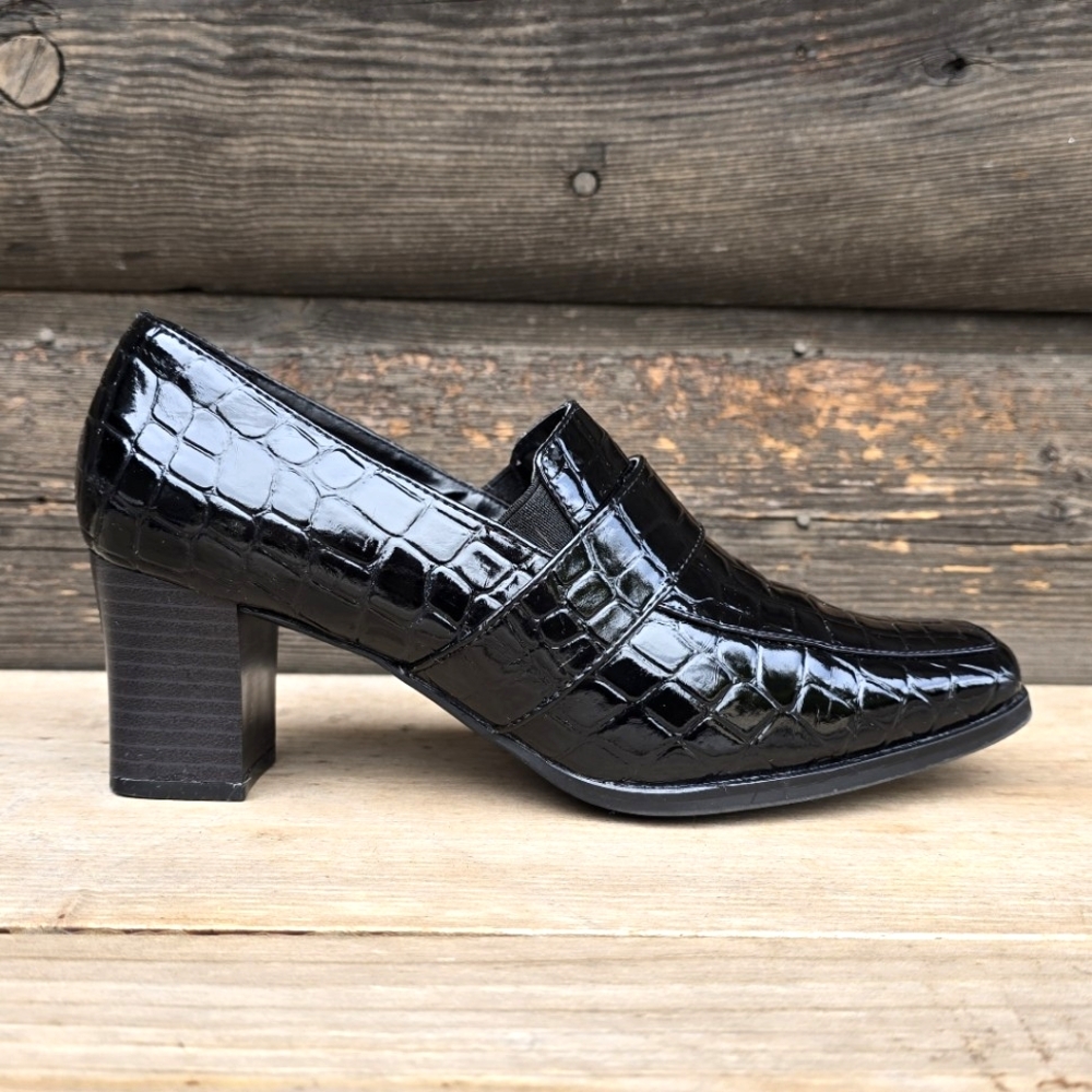 Life Stride Suspend Y2K Revival Minimalist Sqaure Toe Comfort Pumps 7.5M